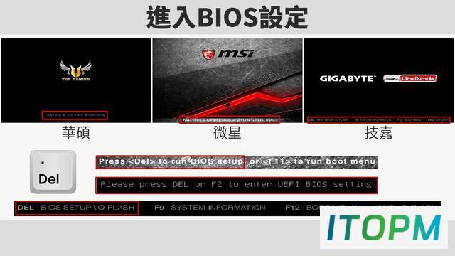  三大品牌主板BIOS界面深度解析 